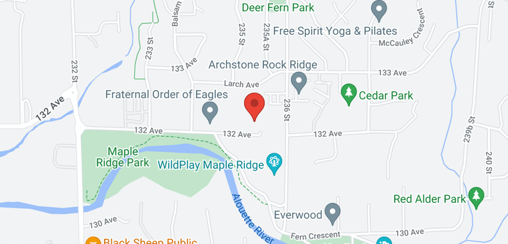 map of 23551 132ND AVENUE